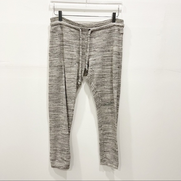 Beyond Yoga Living Easy Waffle Knit Sweatpants Grey Loungewear Casual Small - Picture 1 of 8